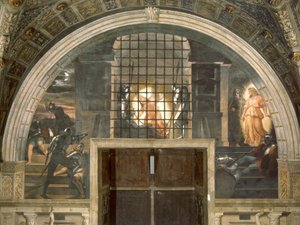 Liberation of Saint Peter by Raffaello Sanzio Raphael